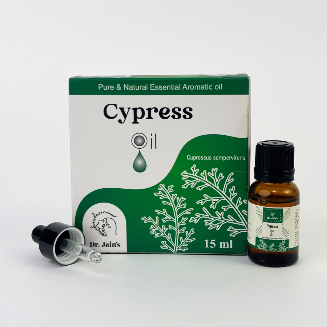 Cypress Essential Oil for Aromatherapy & External Use, Fresh Woody Fragrance Oil, 15 ml
