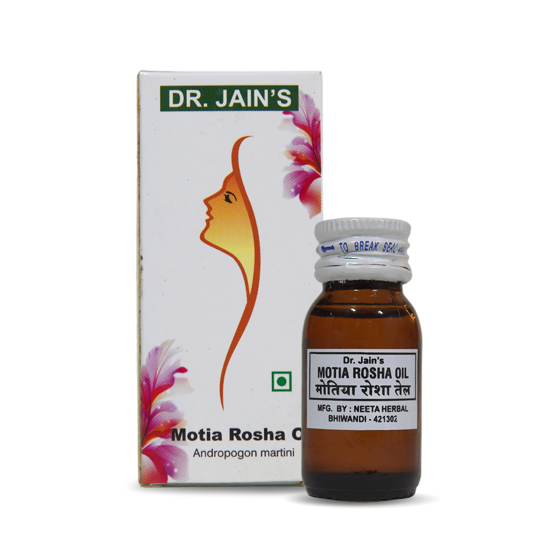 Motia Rosha Essential Oil, Boosts Hair Growth, Controls Hair Growth, Good For Bald Scalp, 15 ml