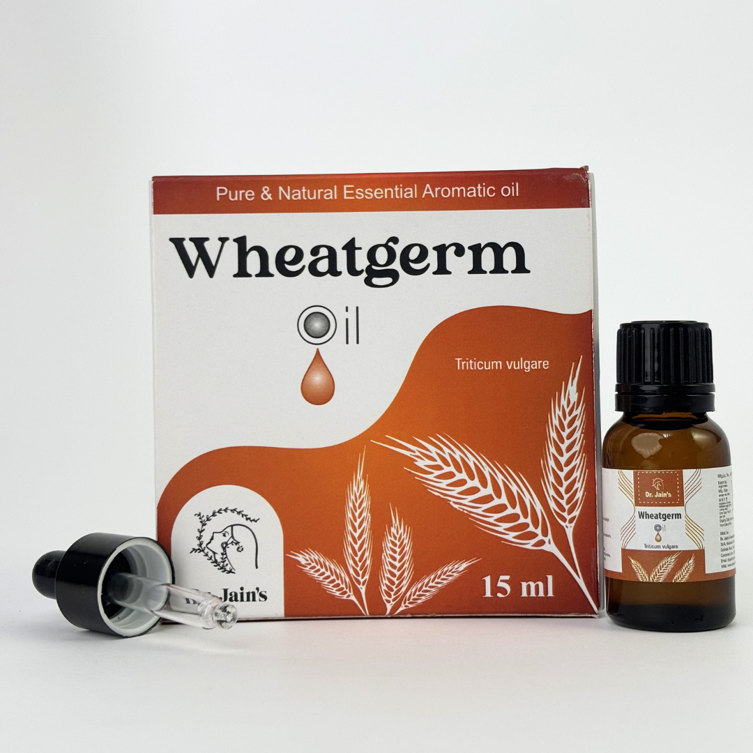 Wheatgerm Oil for Skin & Hair Care | 100% Pure & Natural Wheatgerm Oil | Deeply Moisturizing Oil for Skin, Hair & Massage | Multipurpose Use | 15ml