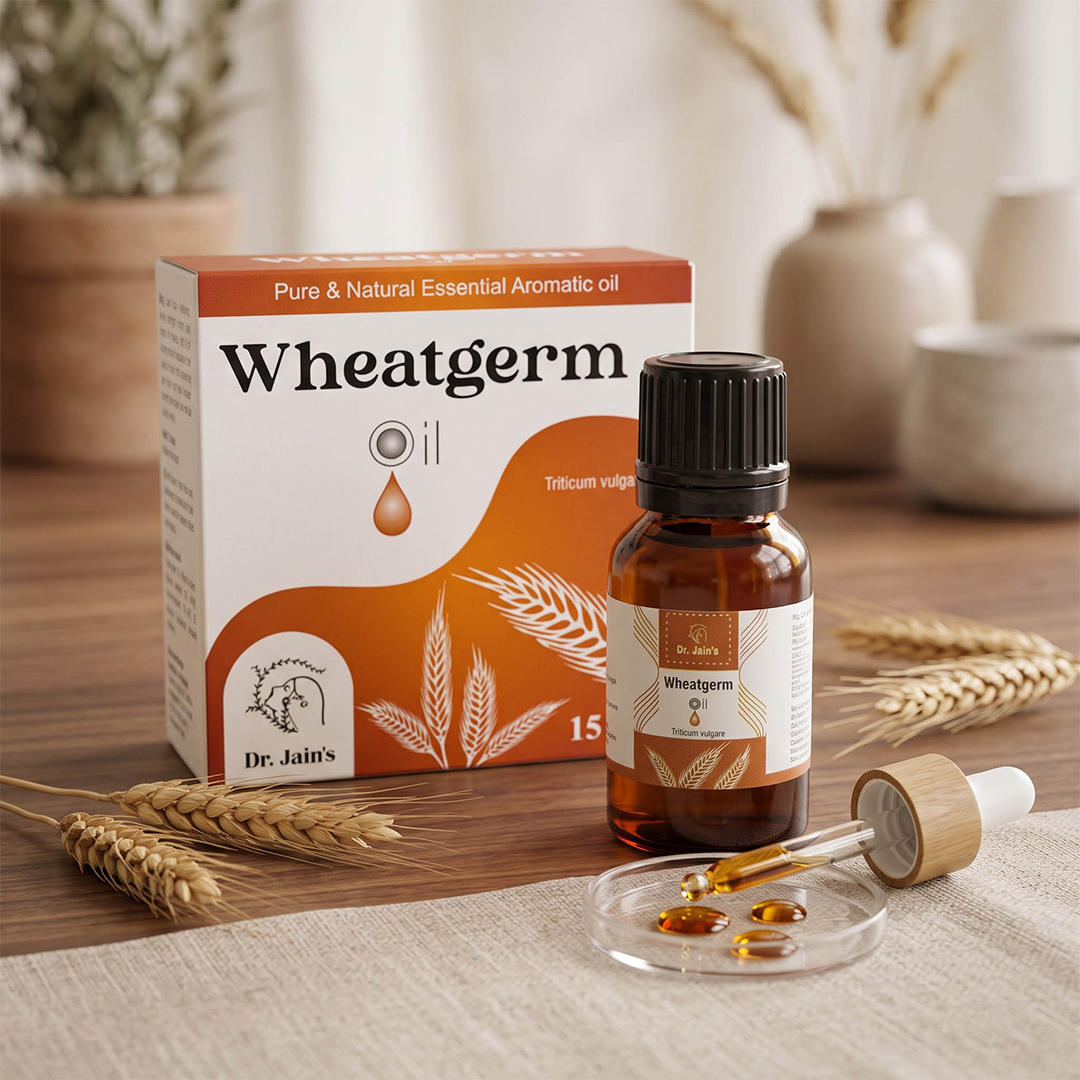 Wheatgerm Oil for Skin & Hair Care | 100% Pure & Natural Wheatgerm Oil | Deeply Moisturizing Oil for Skin, Hair & Massage | Multipurpose Use | 15ml