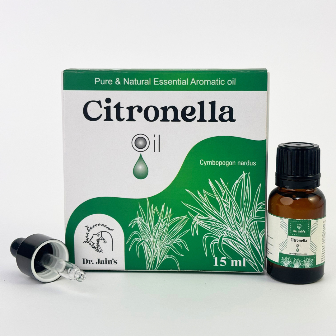 Citronella Essential Oil for Aromatherapy & Outdoor Use, Fresh Citrus Fragrance Oil, 15 ml