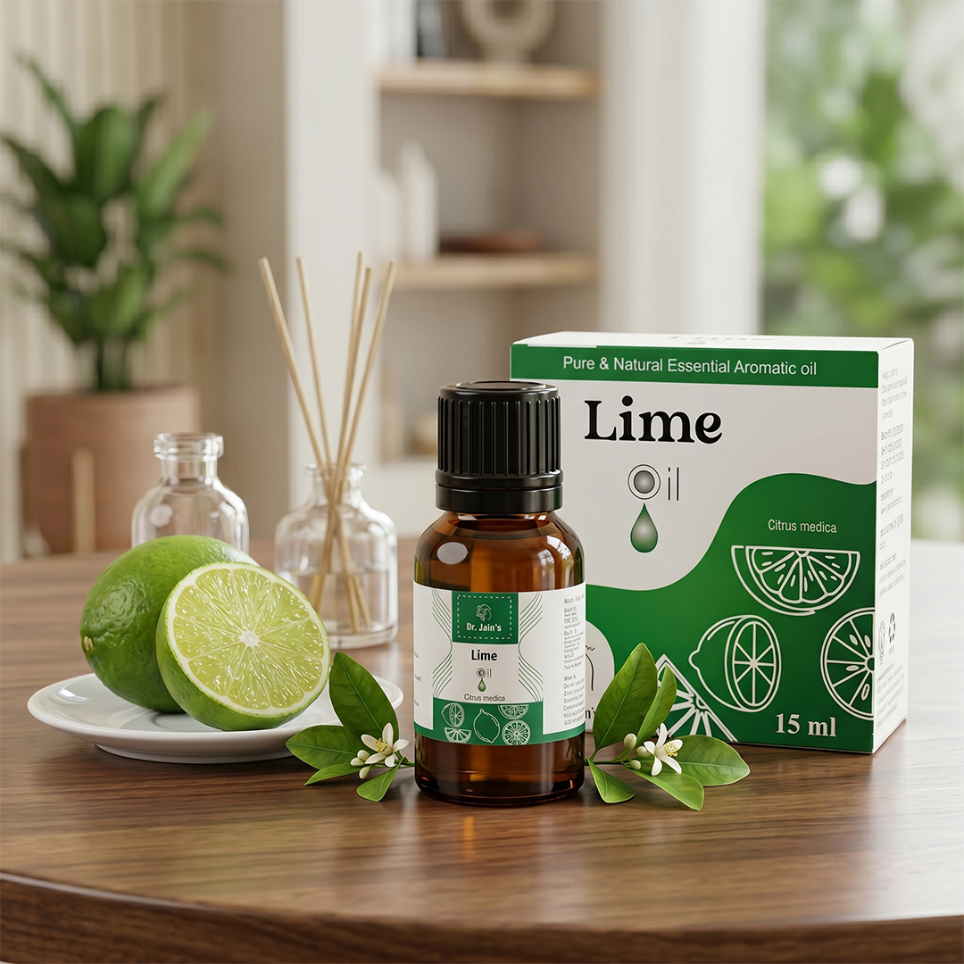 Lime Essential Oil for Aromatherapy & External Use, Citrus Fragrance Oil, 15 ml
