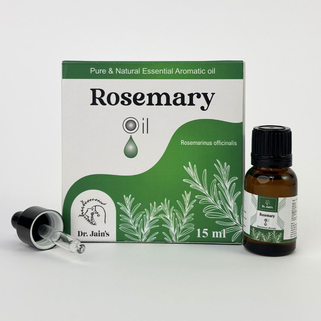 Rosemary Essential Oil for Hair Care & Aromatherapy | 100% Pure & Natural Rosemary Oil | Fresh Herbal Aroma for Scalp Care & Self-Care | Multipurpose Use | 15ml