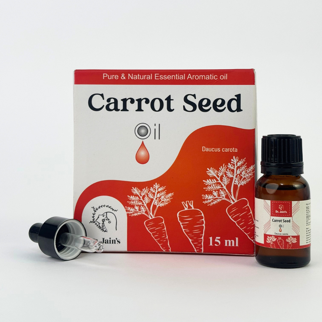 Carrot Seed Essential Oil for Aromatherapy & External Use, Mild Herbal Fragrance Oil, 15 ml