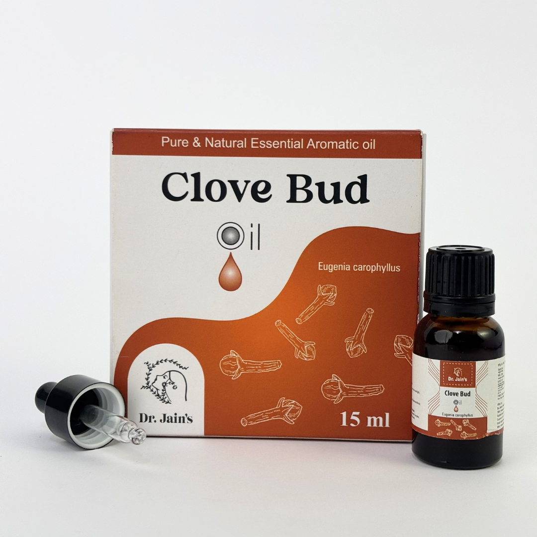Clove Bud Essential Oil for Aromatherapy & External Use, Warm Spicy Fragrance Oil, 15 ml