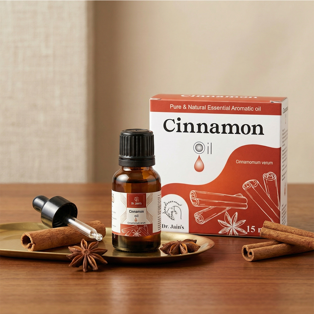 Cinnamon Essential Oil for Aromatherapy & External Use, Warm Spicy Fragrance Oil, 15 ml