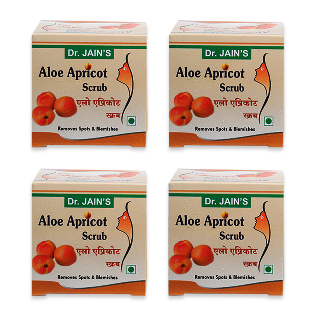 Aloe Apricot Scrub (100g) Pack of 4