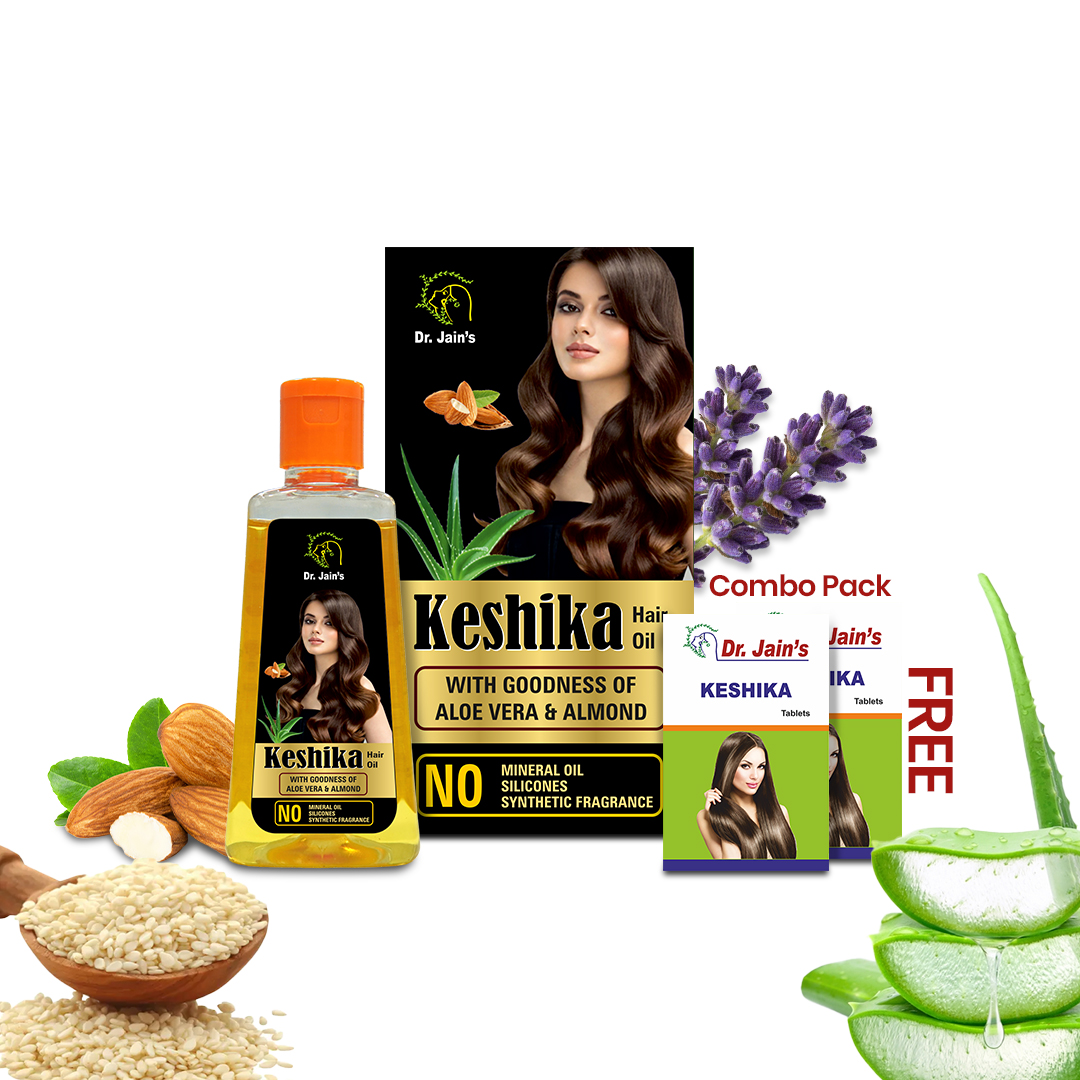 Keshika Hair Oil With Goodness Of Ayurveda & FREE Keshika Hair Growth Tablets Worth Rs. 792/-