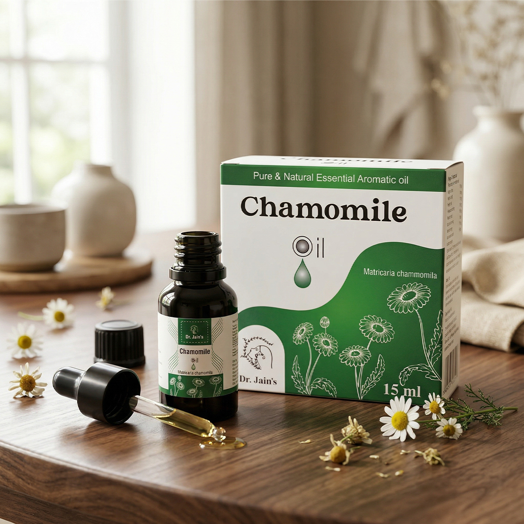 Chamomile Essential Oil for Aromatherapy & External Use, Mild Floral Fragrance Oil, 15 ml