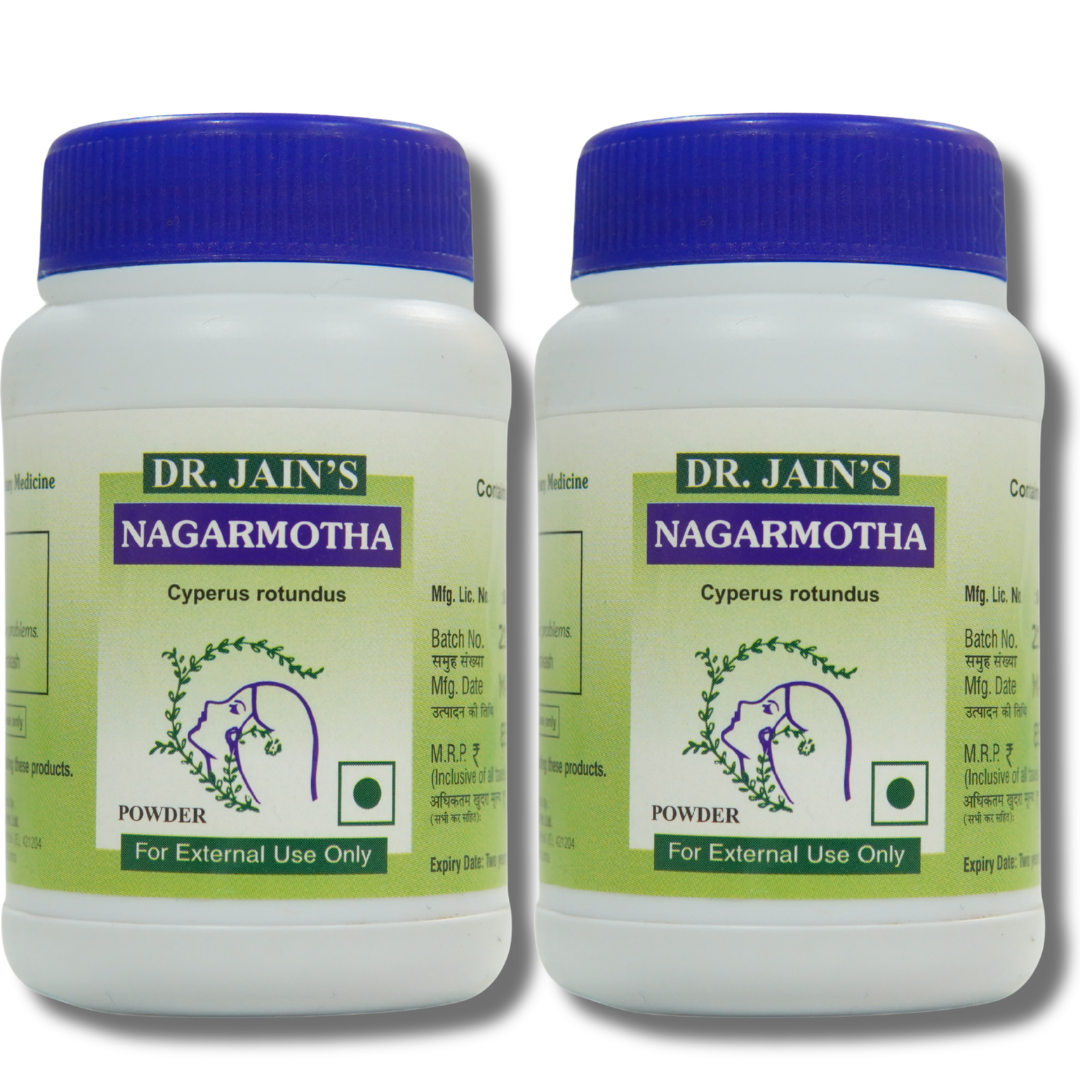 Nagarmotha Powder, Improves Hair Quality, Controls Dandruff, Enriches Skin, 45g Each pack of 2