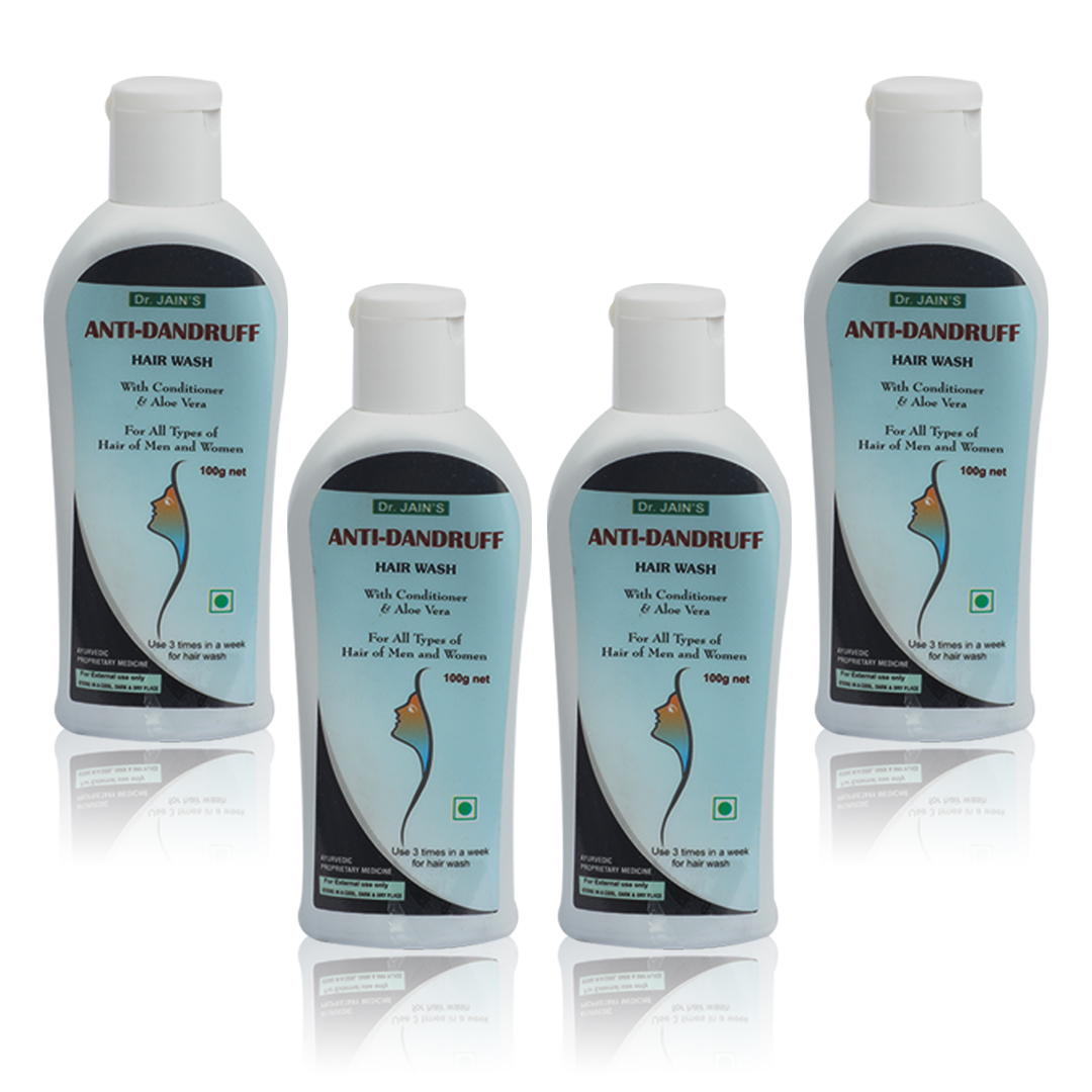 Anti Dandruff Hair Wash - 100 ML pack of 4
