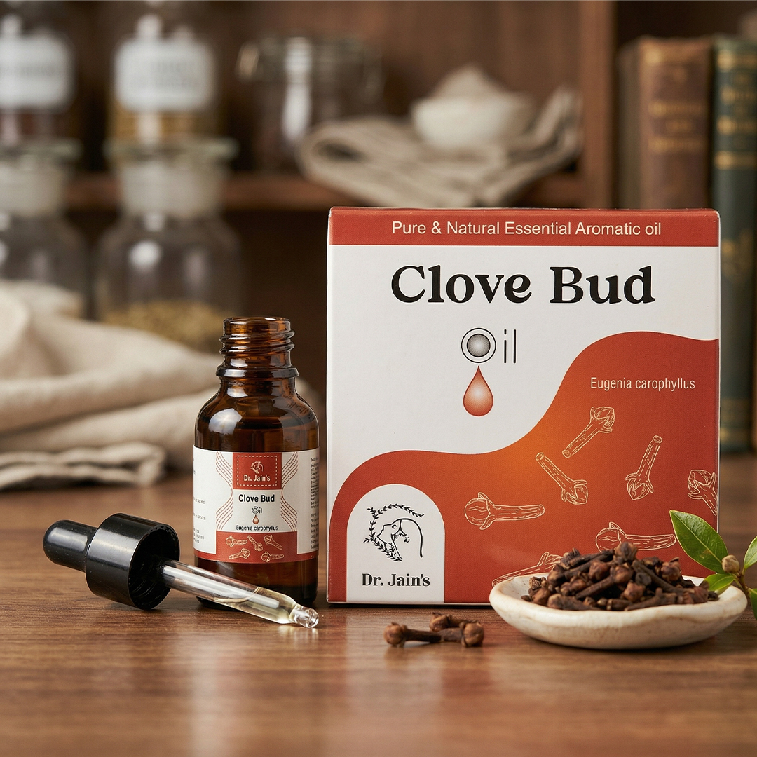 Clove Bud Essential Oil for Aromatherapy & External Use, Warm Spicy Fragrance Oil, 15 ml