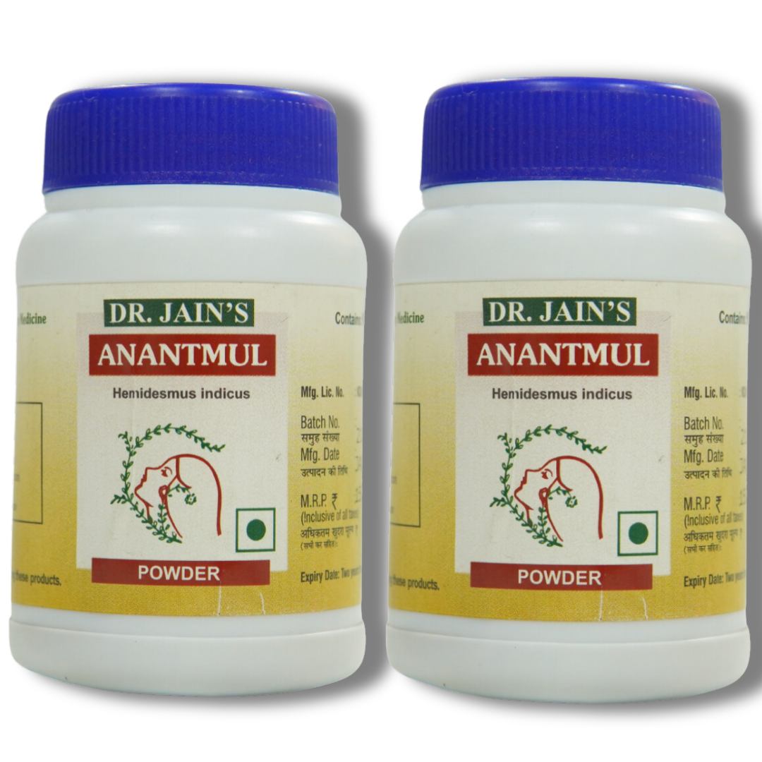 Anantmul Powder, 100% Natural, Treats Hairfall, Improves Blood Circulation, 45g Each Pack of 2