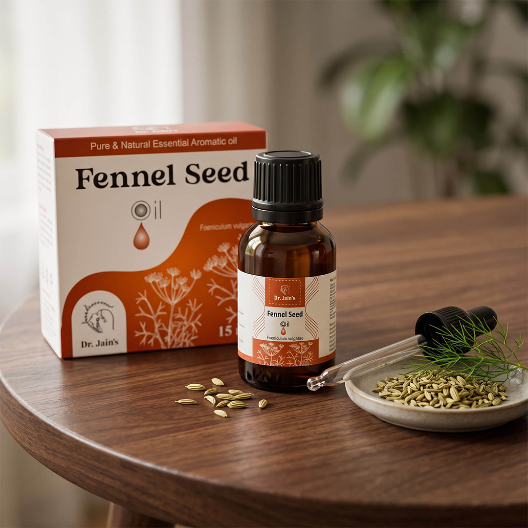 Fennel Seed Essential Oil for Aromatherapy & External Use, Sweet Herbal Fragrance Oil, 15 ml