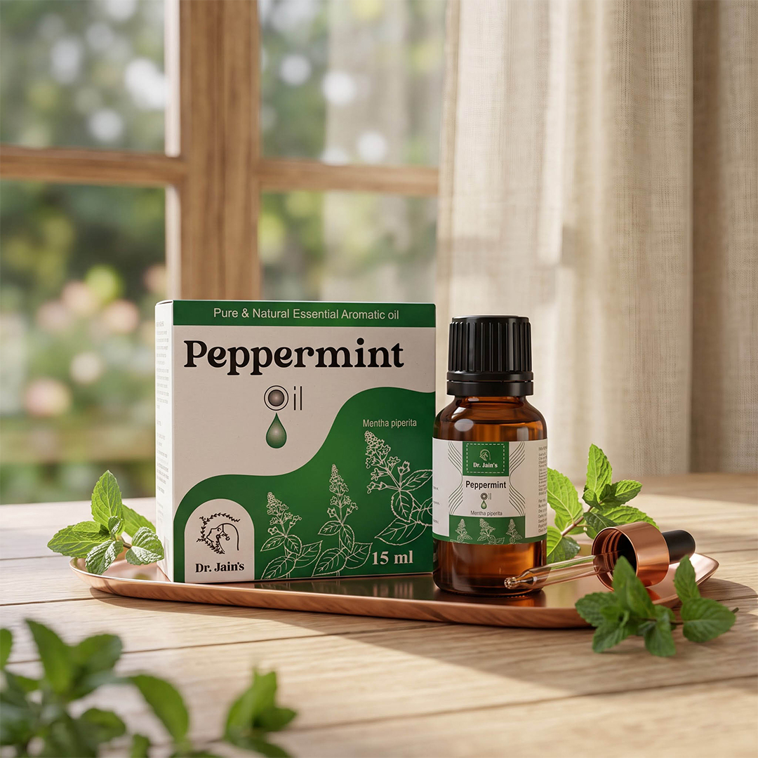  Peppermint Essential Oil for Aromatherapy & Skincare | 100% Pure & Natural Peppermint Oil | Fresh Mint Aroma for Relaxation & Self-Care | Multipurpose Use | 15ml