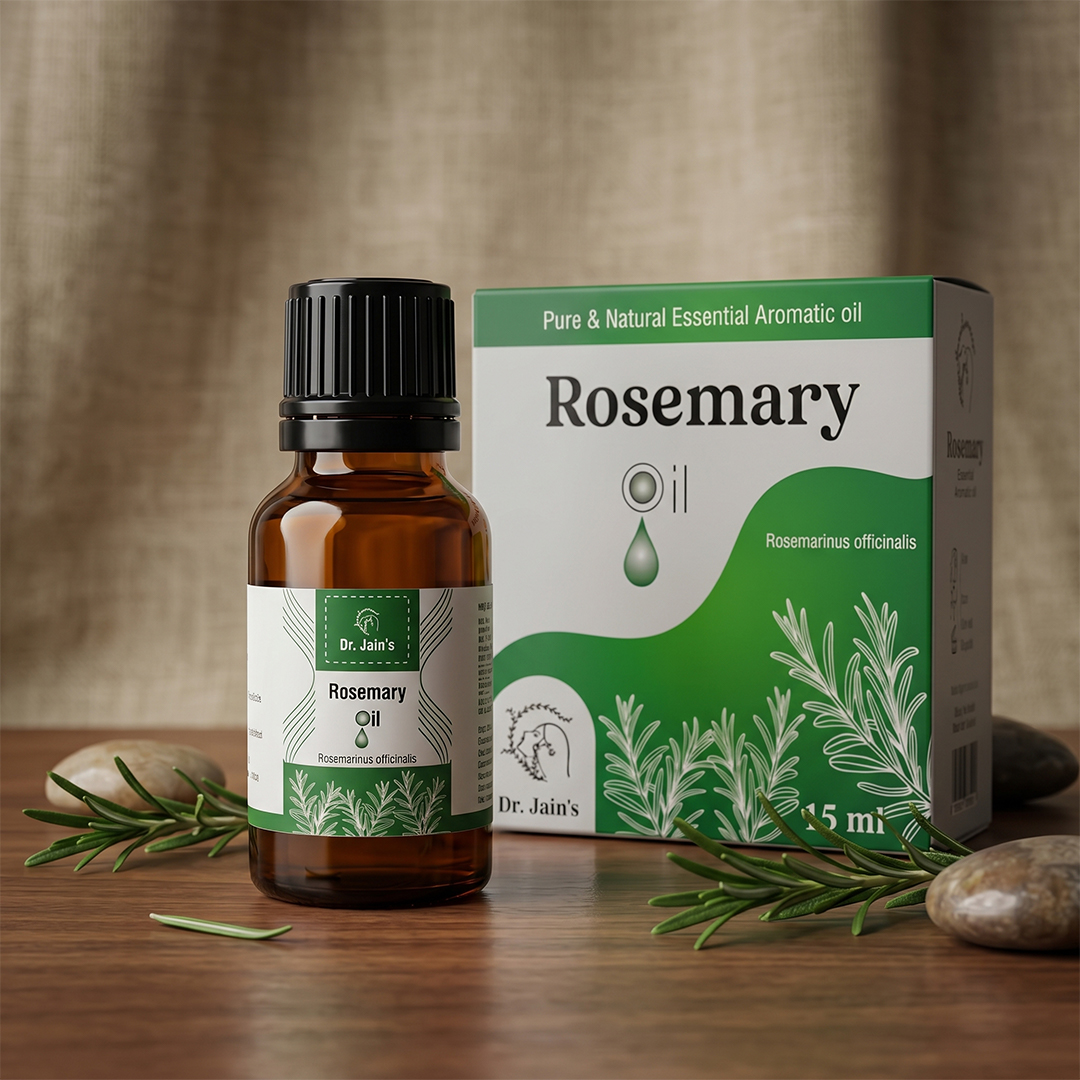 Rosemary Essential Oil for Hair Care & Aromatherapy | 100% Pure & Natural Rosemary Oil | Fresh Herbal Aroma for Scalp Care & Self-Care | Multipurpose Use | 15ml