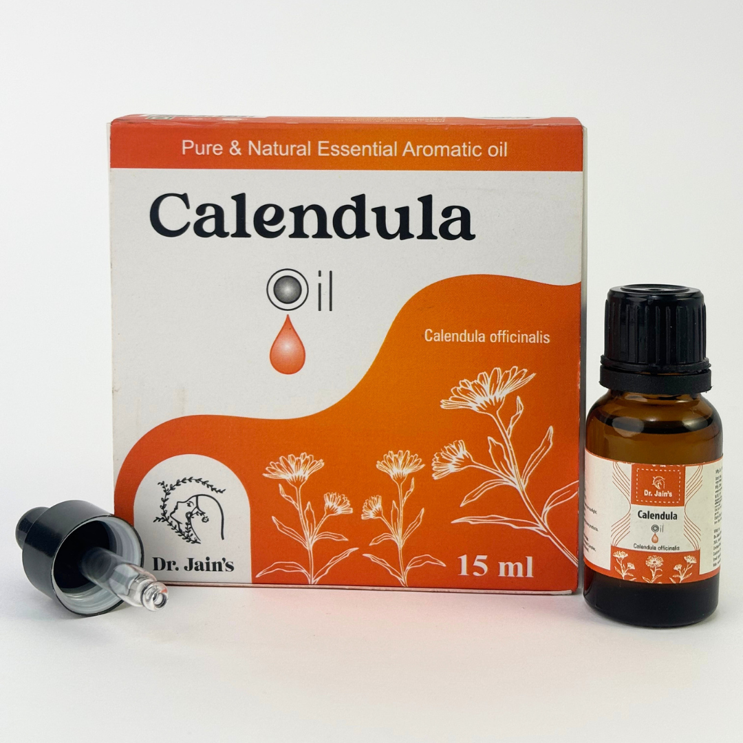 Calendula Essential Oil for Skin & Aromatherapy Use, Lightweight Moisturizing Oil, 15 ml