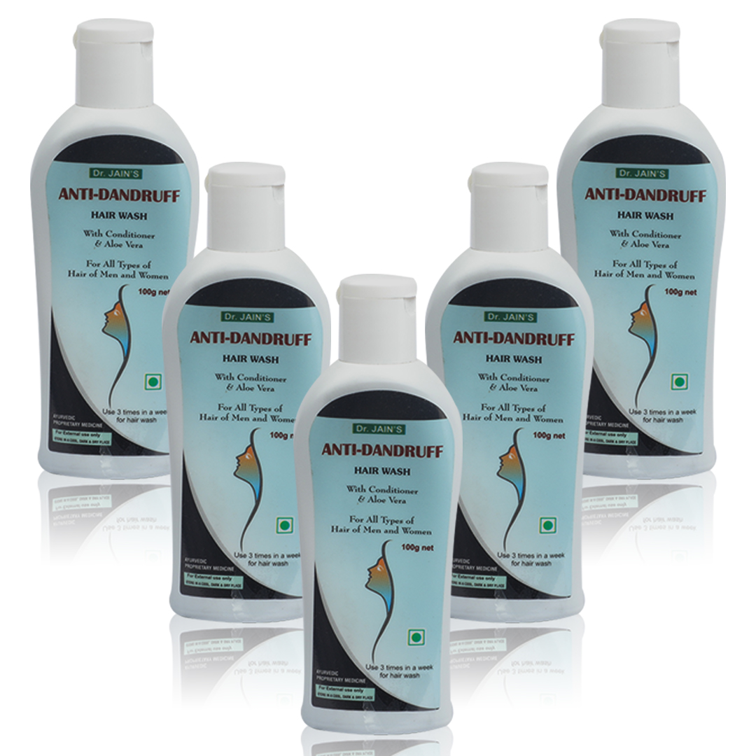 Anti Dandruff Hair Wash - 100 ML Pack Of 5